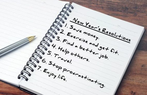 New Year resolutions