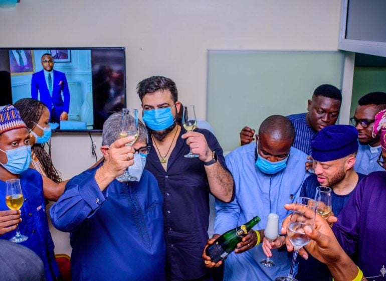 PHOTOS: Woli Arole, Omojuwa turn up as BTDT opens new office in Lagos