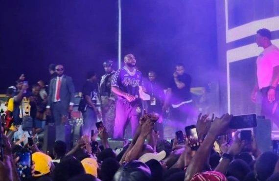 Davido performs at sports festival in Ogun