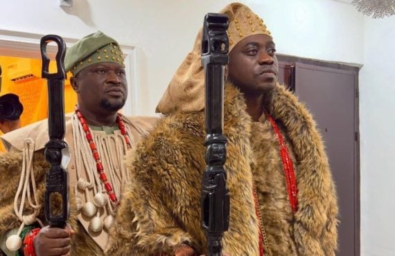 PHOTOS: Farooq Oreagba, Femi Branch, Lateef Adedimeji stun in regal…