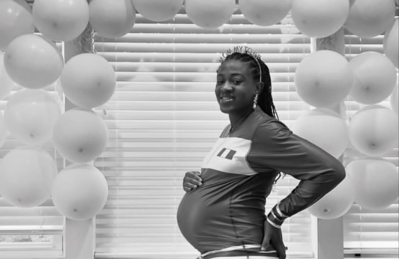 Wrestler Adekuoroye, husband welcome first child