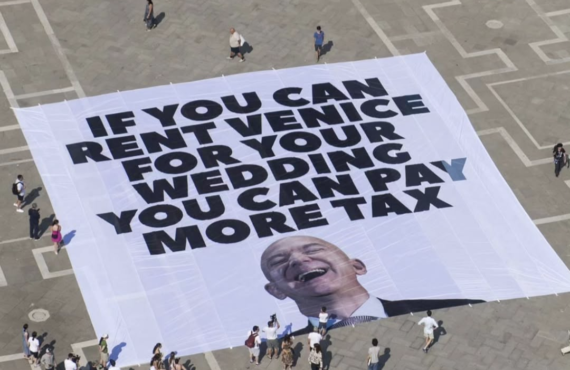 Jeff Bezos sparks protest for ‘renting Venice’ for his wedding